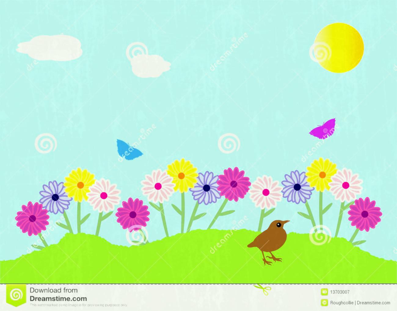 Flower Garden Vector at GetDrawings Free download