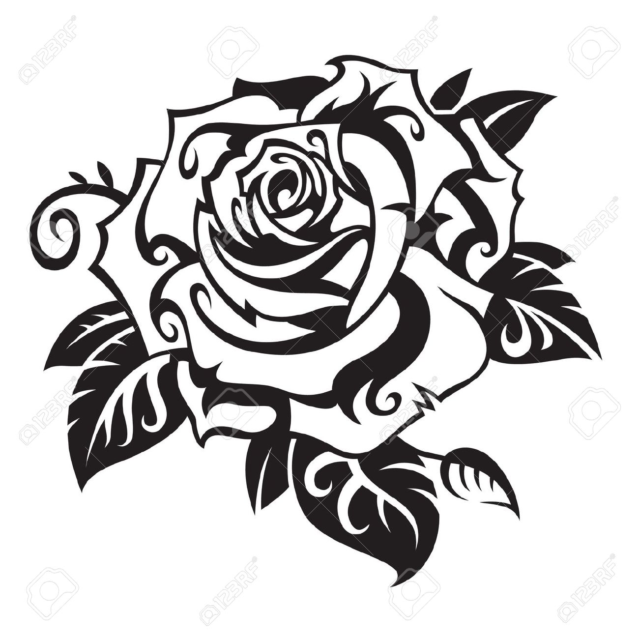 Flower Tattoo Vector at GetDrawings Free download