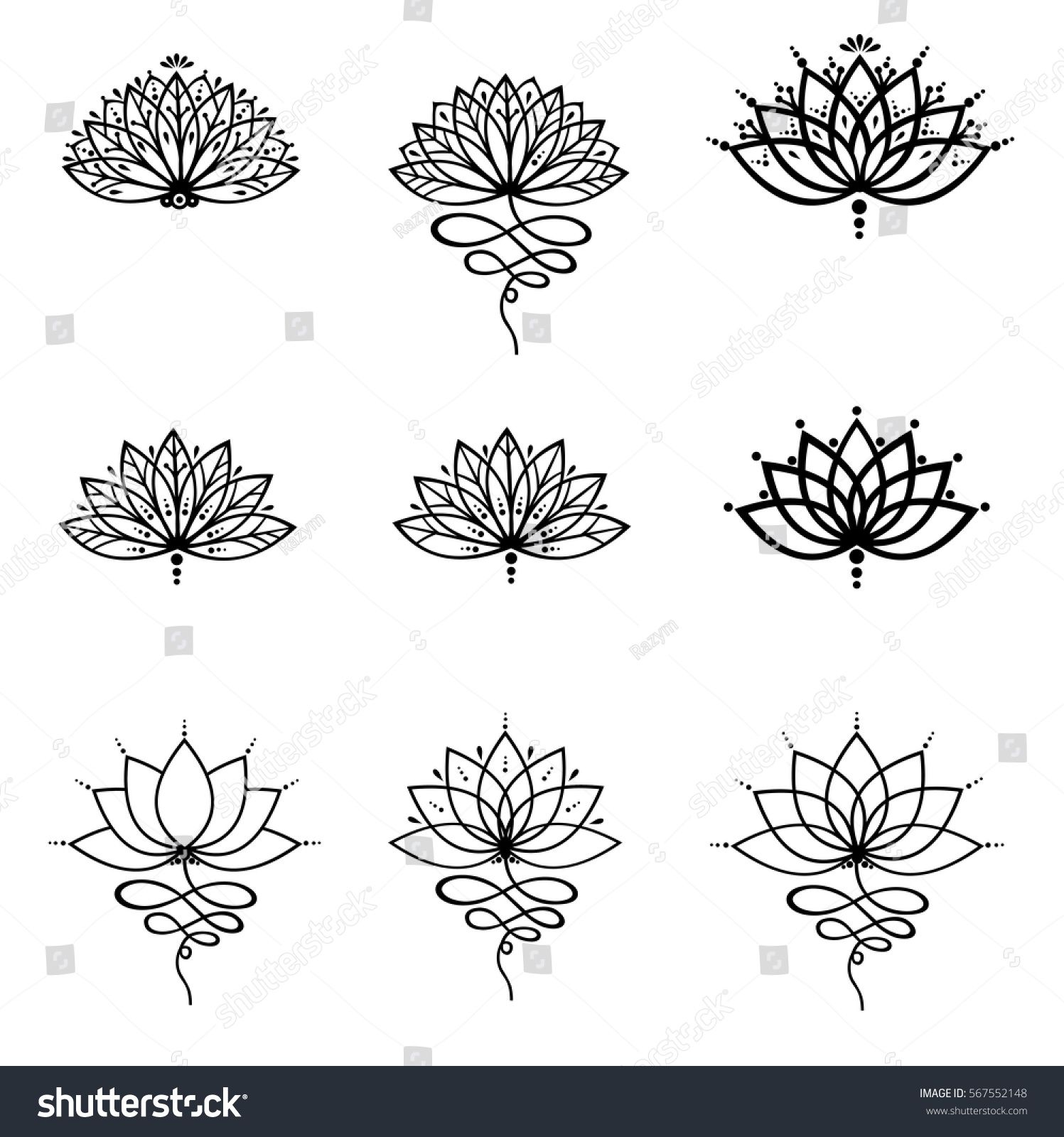 Flower Tattoo Vector at GetDrawings Free download