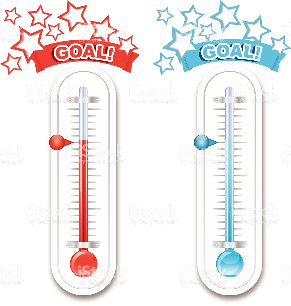 Fundraising Thermometer Vector at GetDrawings | Free download