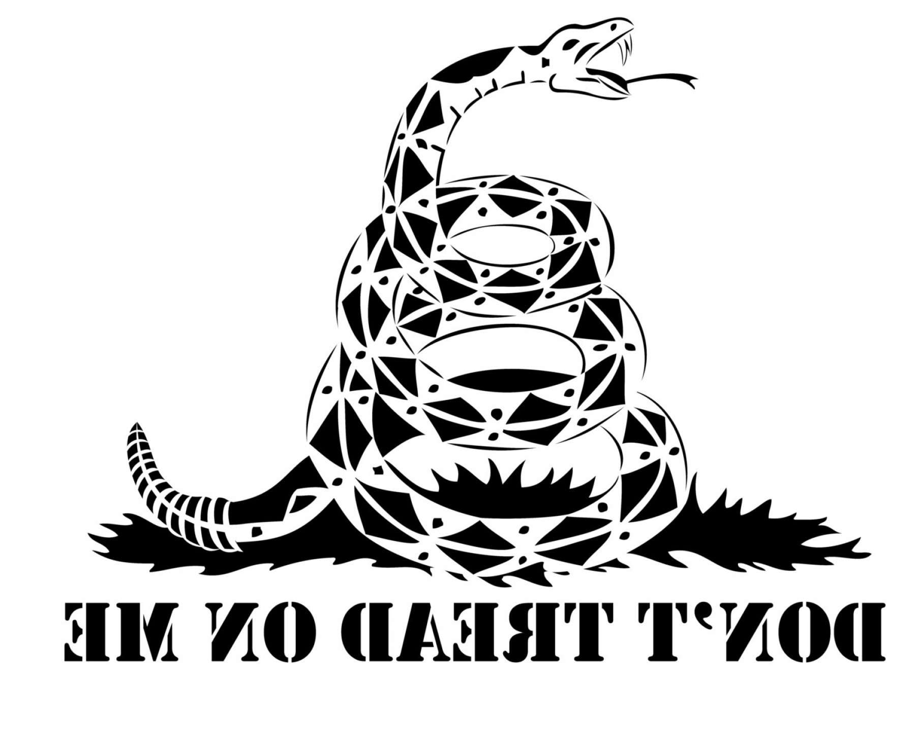 Gadsden Flag Vector at GetDrawings Free download