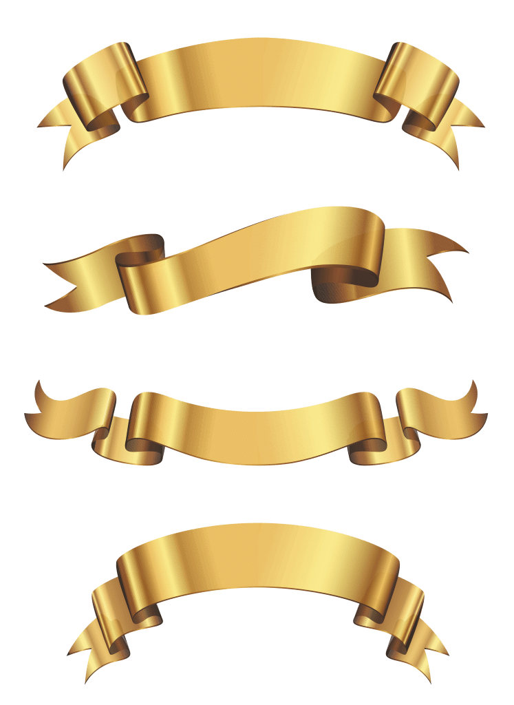 Gold Banner Vector at GetDrawings Free download