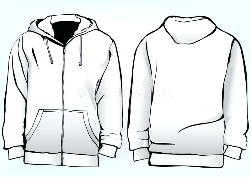 Hoodie Vector Template at GetDrawings Free download
