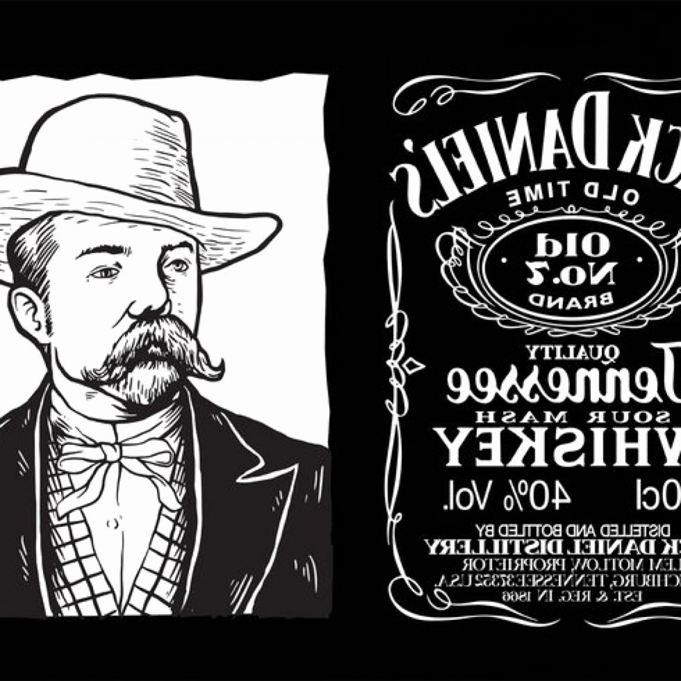 Jack Daniels Bottle Vector at GetDrawings Free download