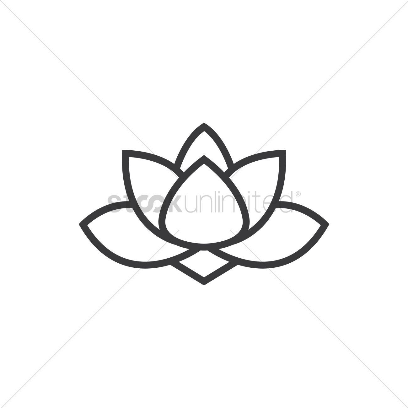 Lotus Flower Vector at GetDrawings Free download