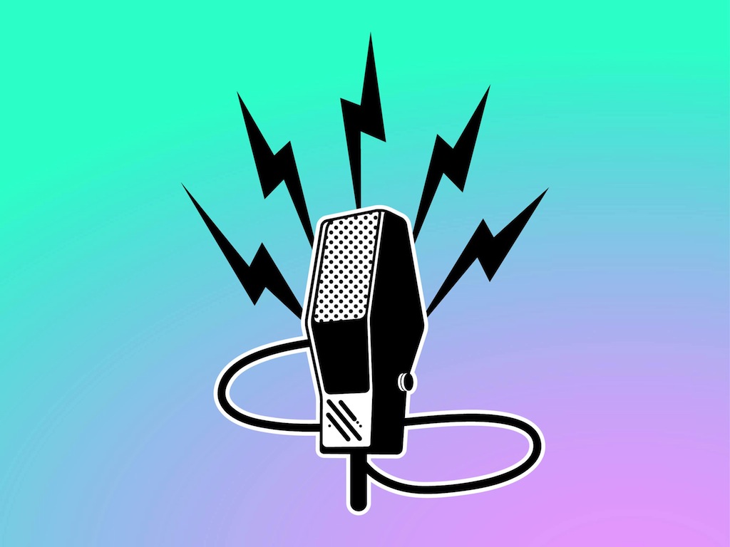 Microphone Logo Vector at GetDrawings Free download