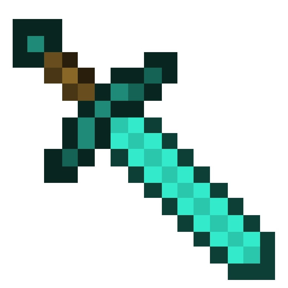 Minecraft Sword Vector at GetDrawings Free download