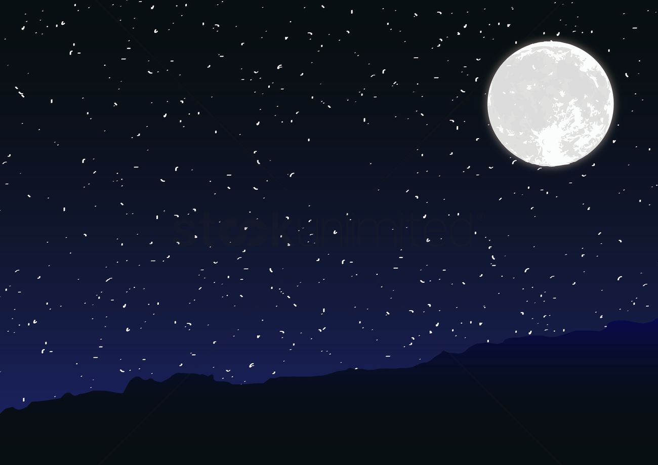 Night Sky Vector at GetDrawings Free download