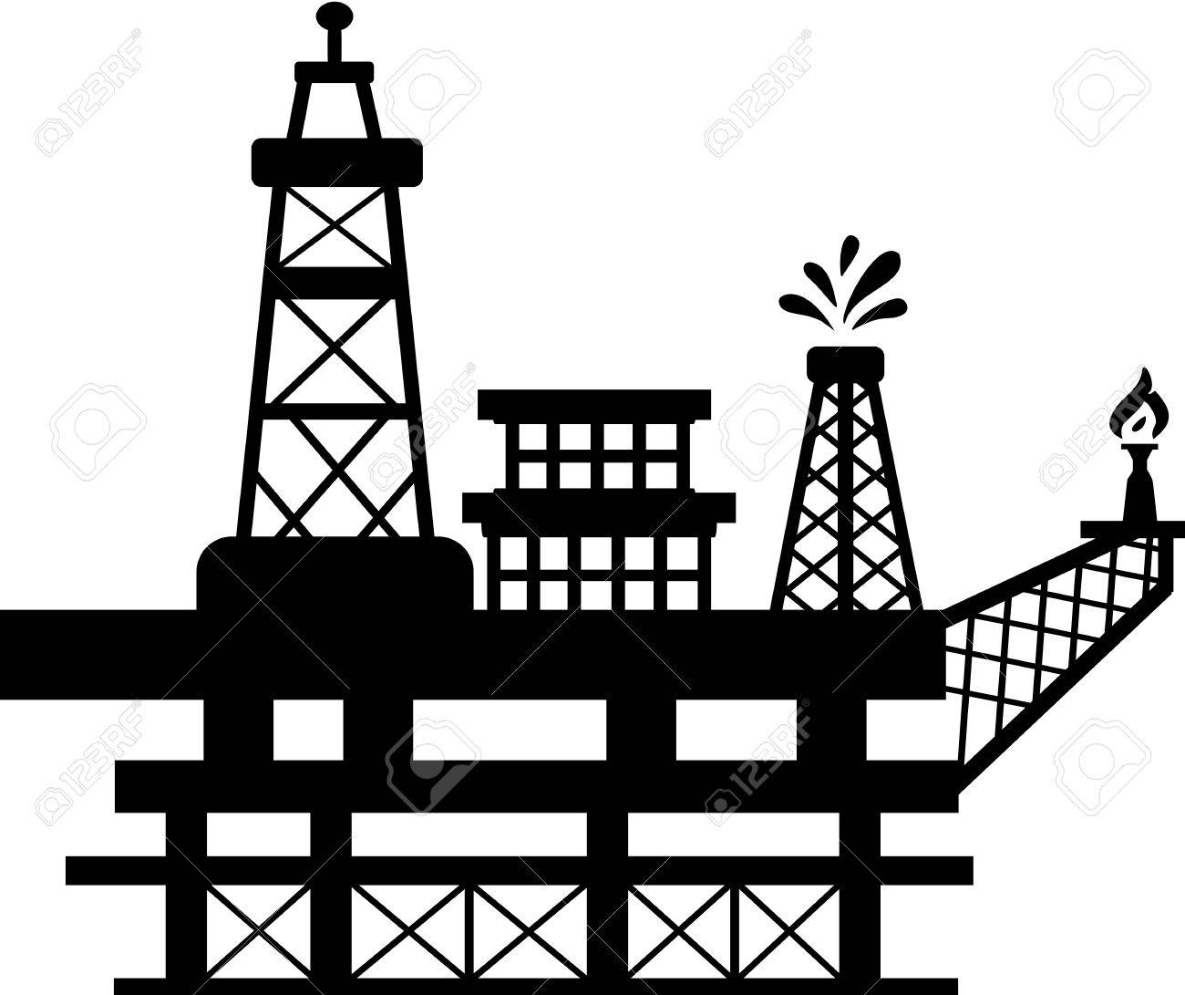 Oil Tower Vector at GetDrawings Free download