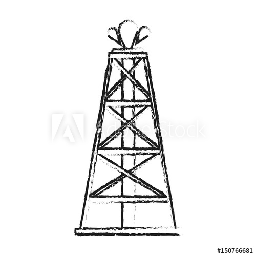 Oil Tower Vector at GetDrawings Free download