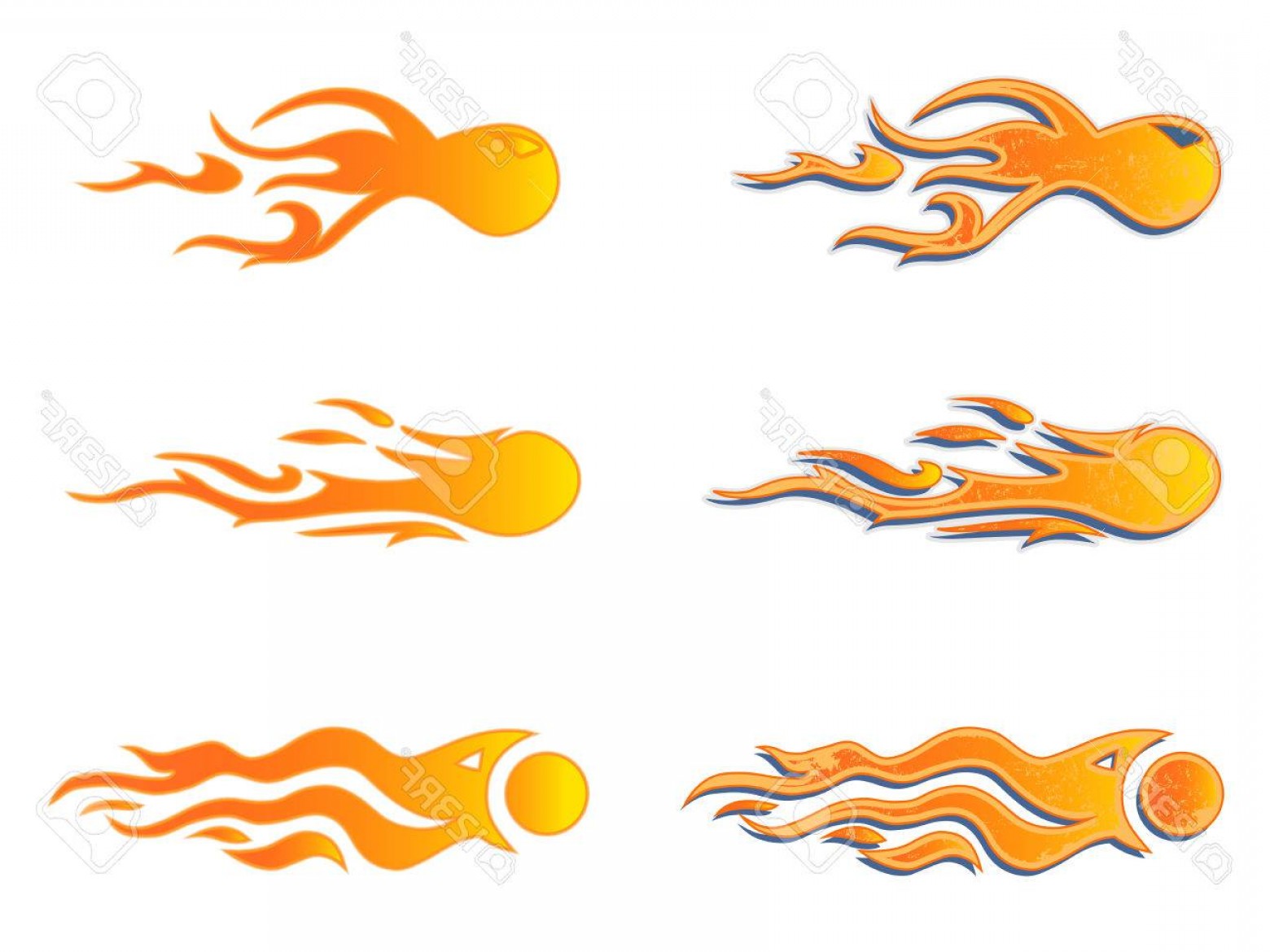 Racing Flames Vector at Free for personal use Racing