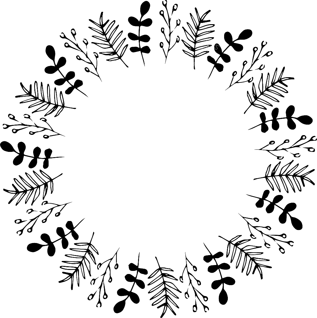 Rustic Wreath Vector at GetDrawings Free download