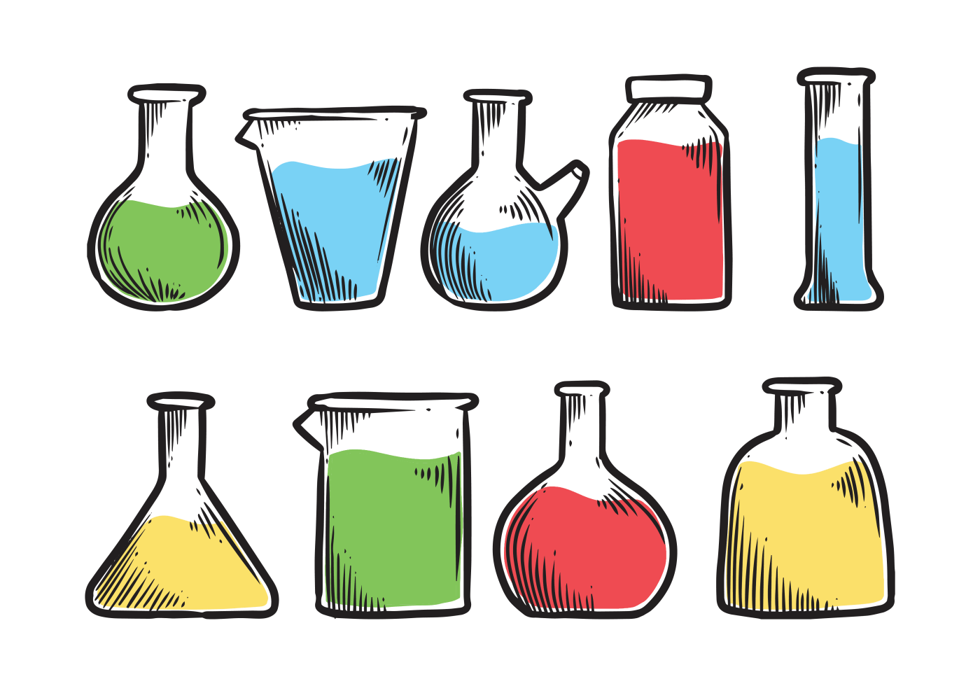 Science Beaker Vector at GetDrawings Free download