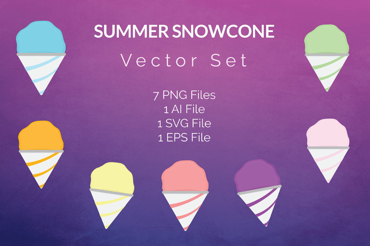 Snow Cone Vector at GetDrawings Free download