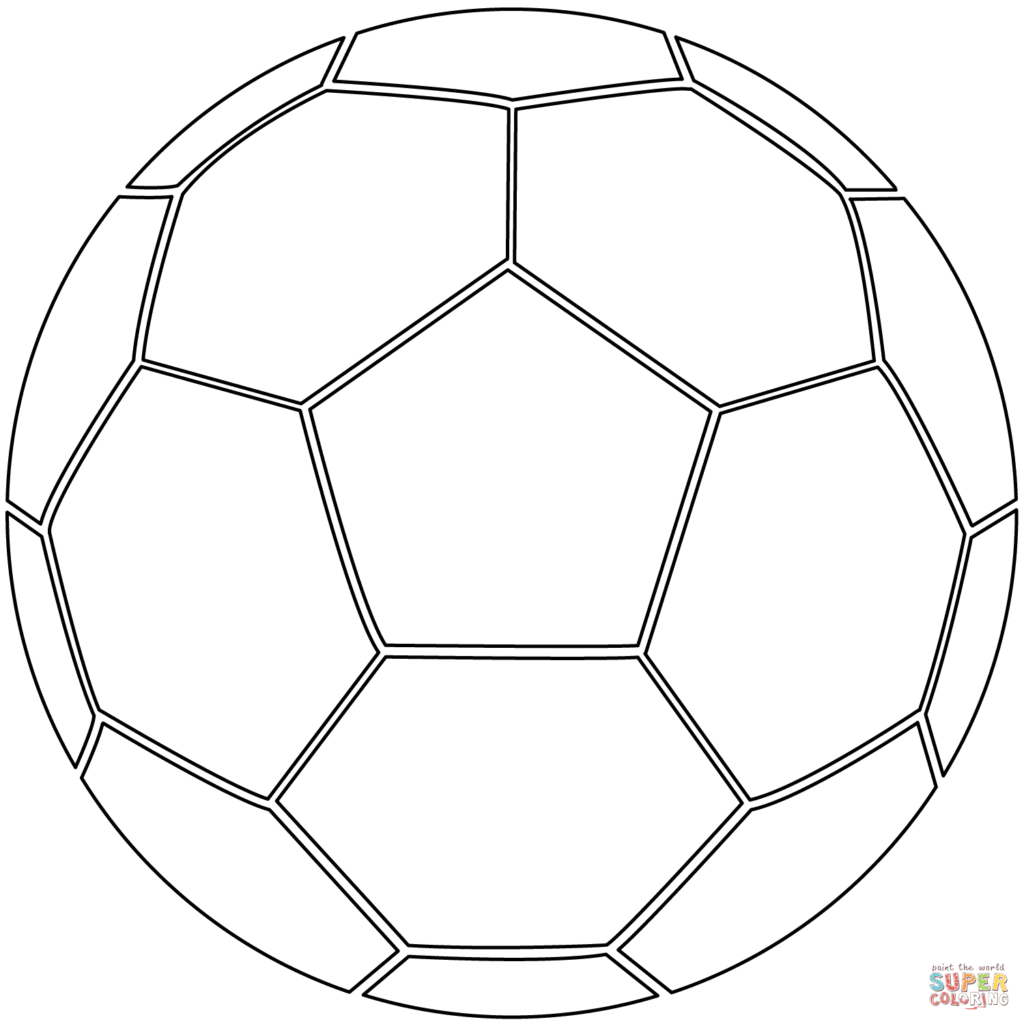 Soccer Ball Outline Vector at GetDrawings Free download