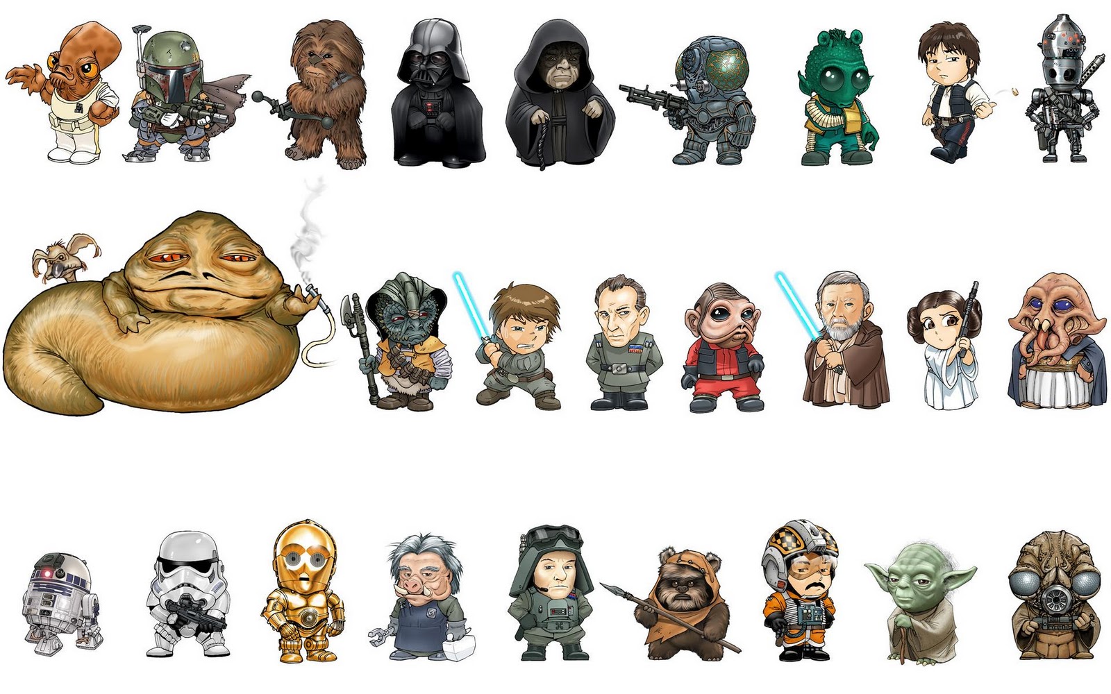 Star Wars Characters Vector at GetDrawings Free download