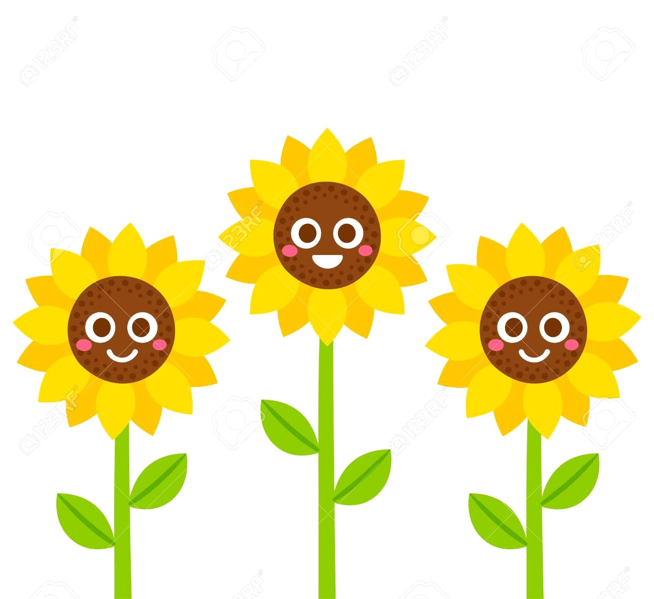 Sunflower Illustration Vector at GetDrawings Free download