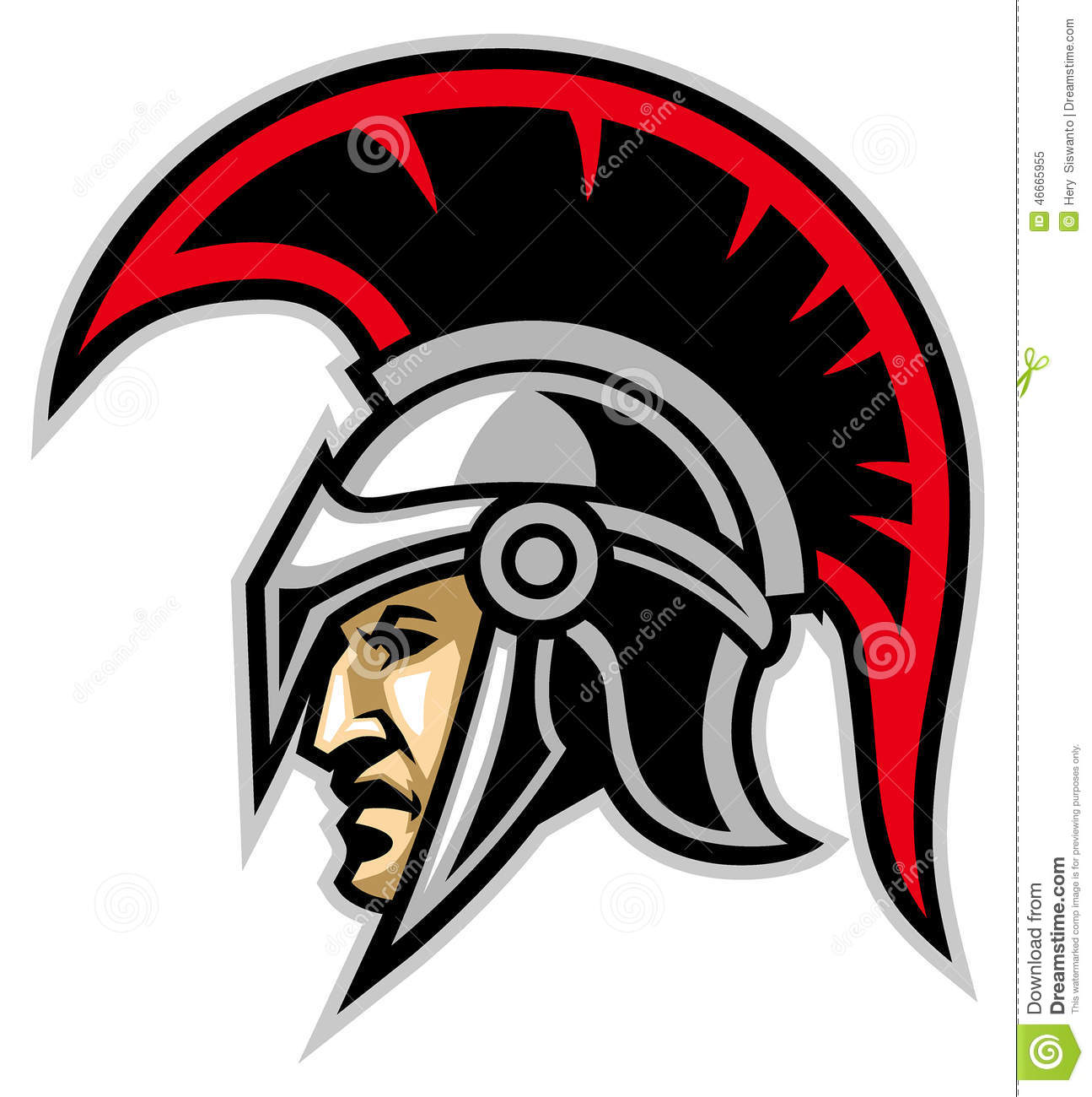 Trojan Head Vector at GetDrawings Free download