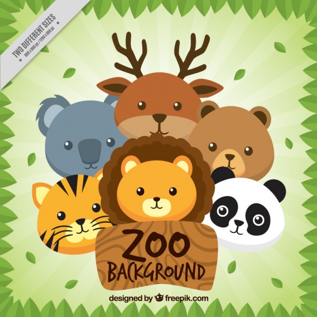 Zoo Animals Vector at GetDrawings Free download