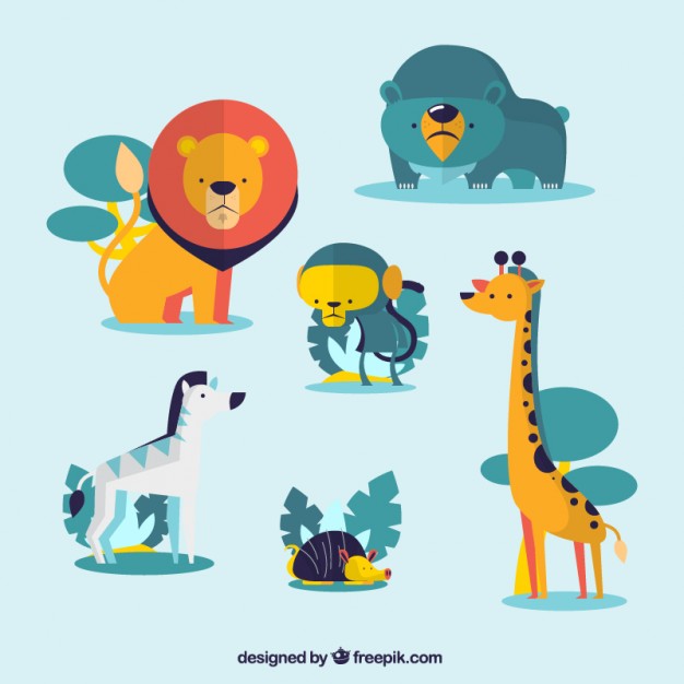 Zoo Animals Vector at GetDrawings Free download