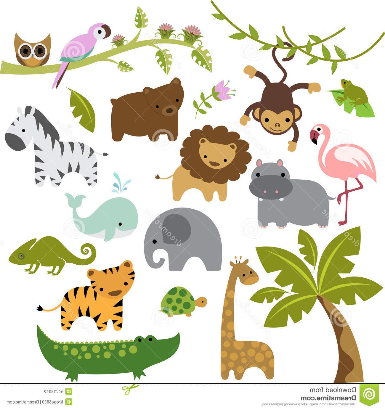Zoo Animals Vector at GetDrawings Free download