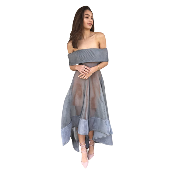 Bronx & Banco - Bronx & Banco Tulip Dress - Grey | All The Dresses