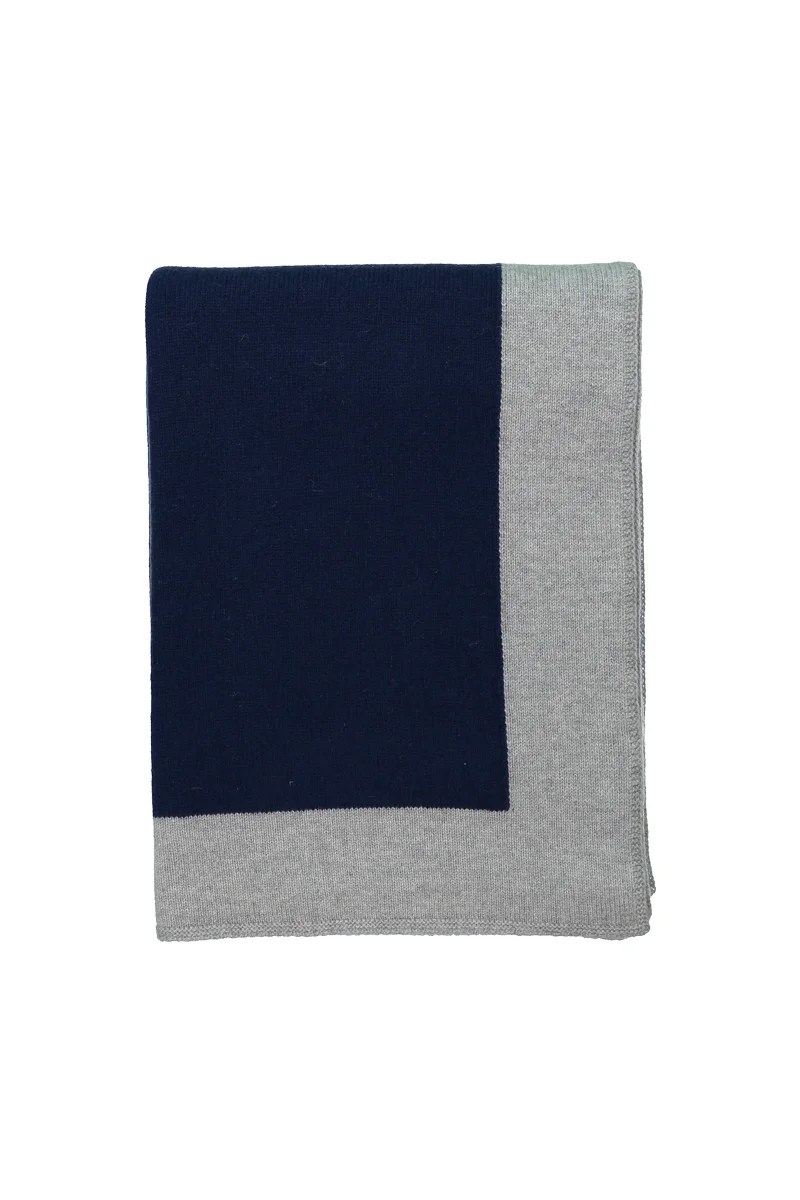 Blue Cashmere Blanket Get Enough Cashmere