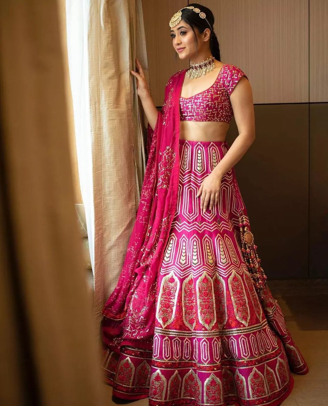 Update 79+ matching jewellery for pink lehenga super hot POPPY