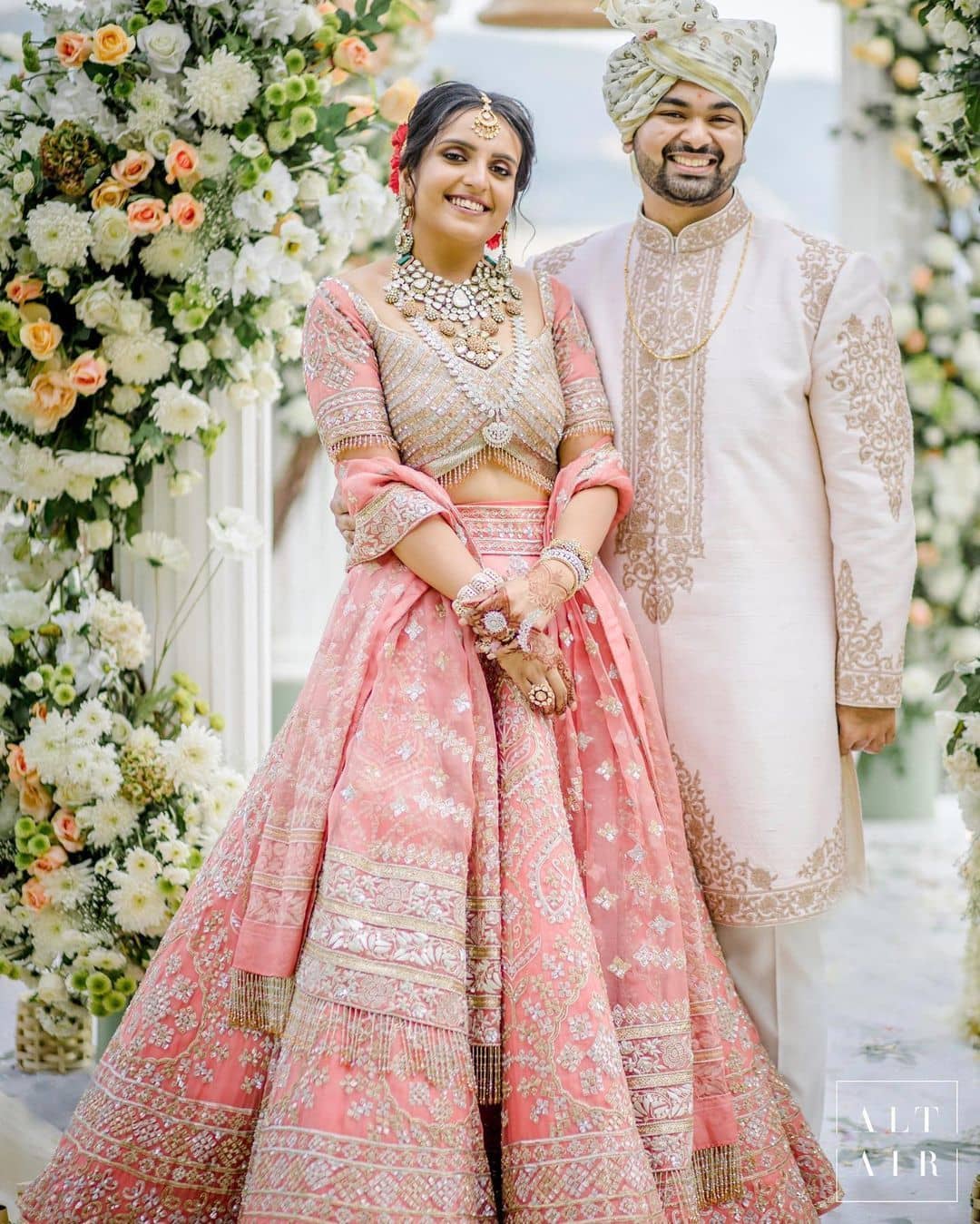 60 Shades of Pink lehenga for an Indian Bride Pink is in