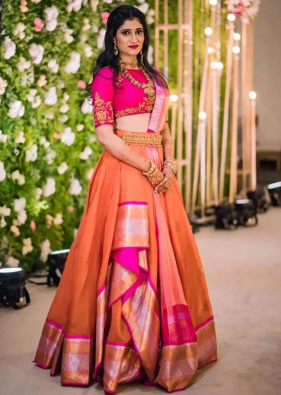 34 Stunning Silk Lehenga that Define the Classy Bride