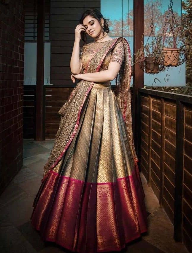 34 Stunning Silk Lehenga that Define the Classy Bride