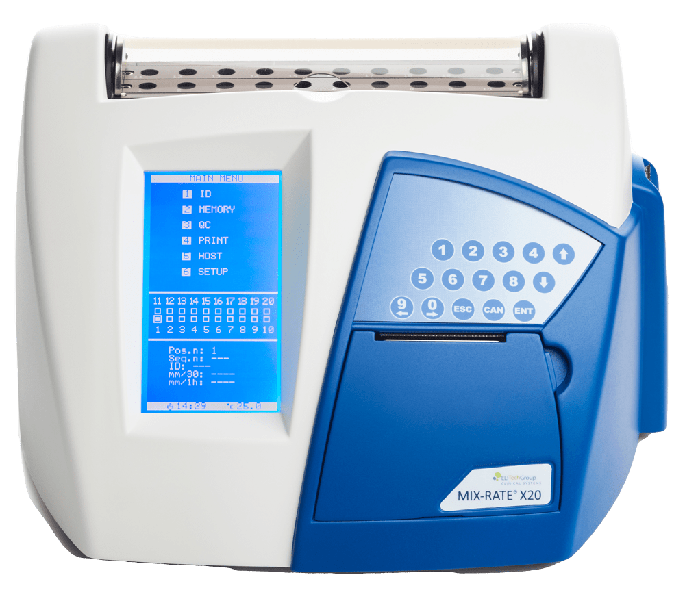 MixRate ® X20 Automated ESR Analyzer