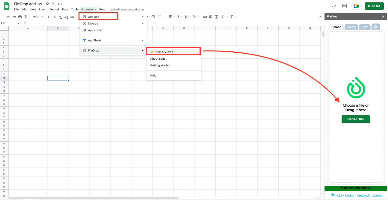 How to Collaborate in Google Sheets FileDrop