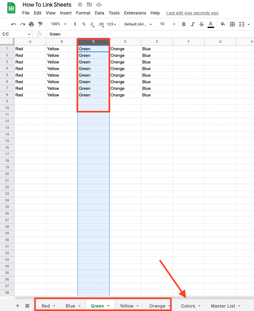How to Link Sheets in Google Sheets FileDrop