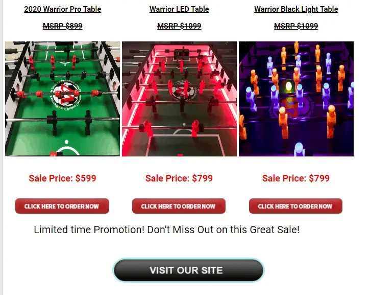 Foosball Black Friday Deals 2021