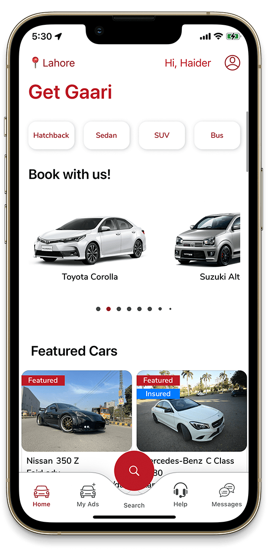 Get Gaari Rent A Car Anytime, Anywhere in Pakistan.