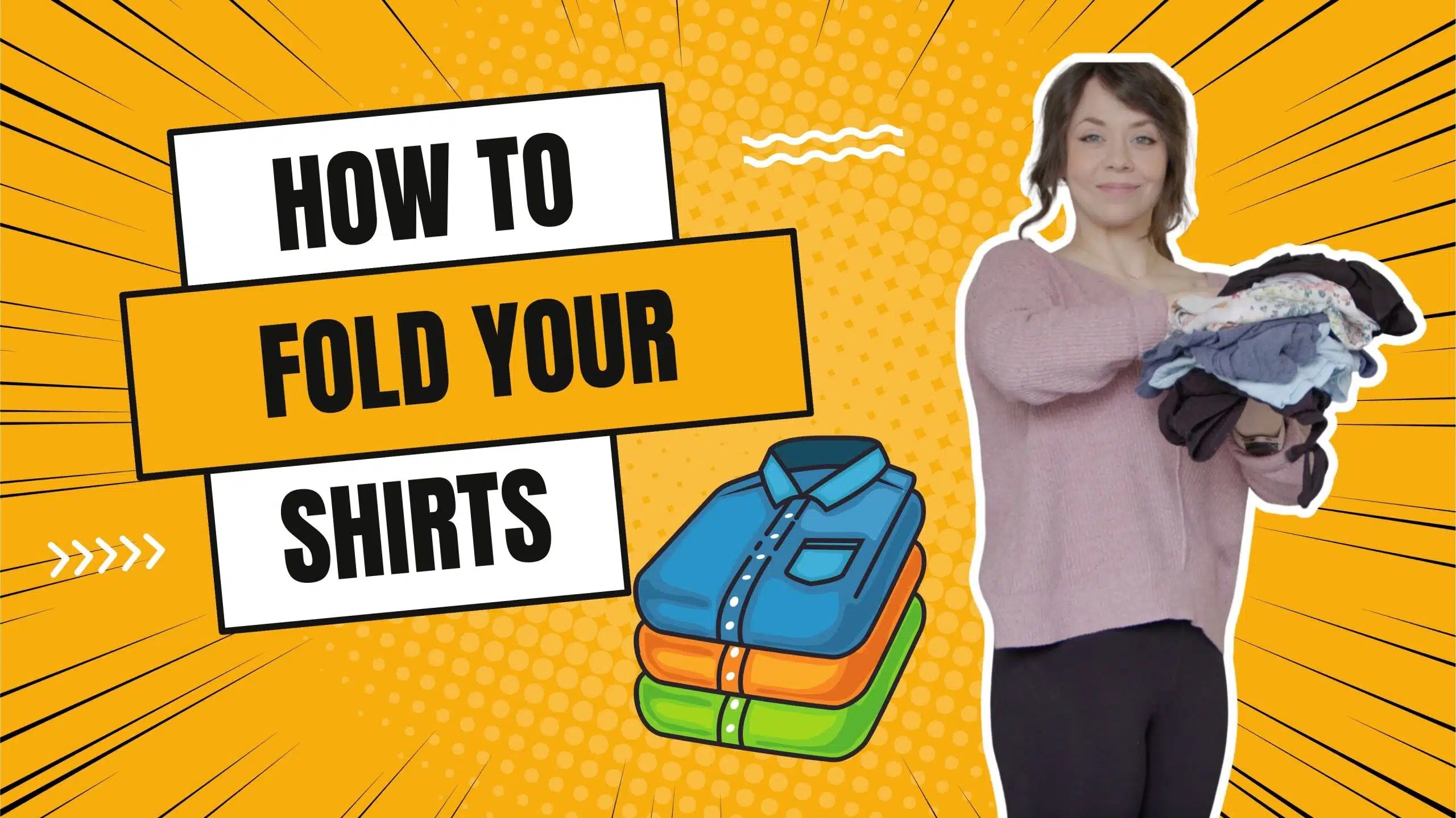 Teach Kids How to Fold a Shirt Goally