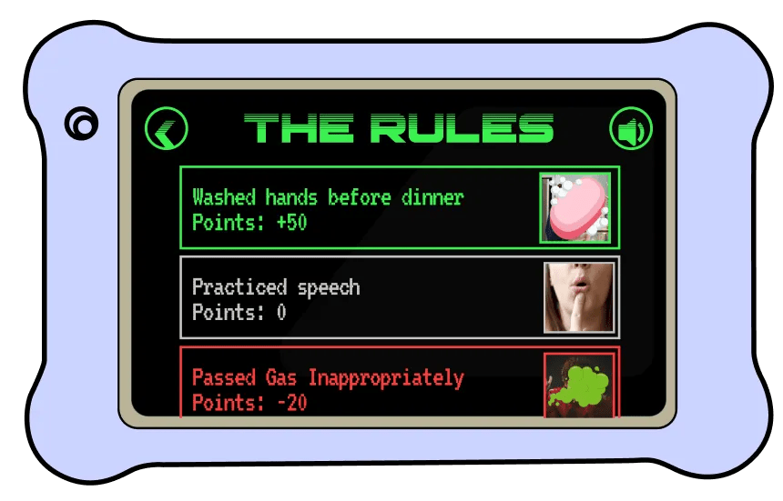 Behavior Tracking Apps The Rules Goally Apps & Tablets for Kids