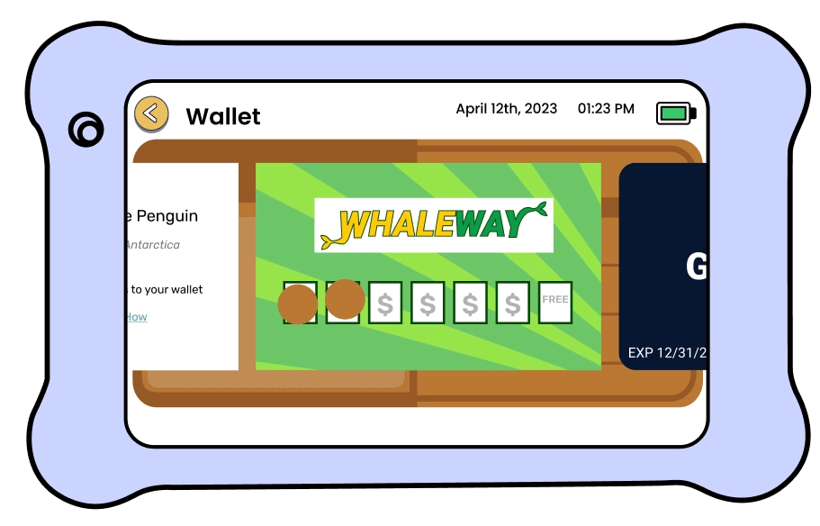 Kids ID Card Wallet Goally Apps & Tablets for Kids