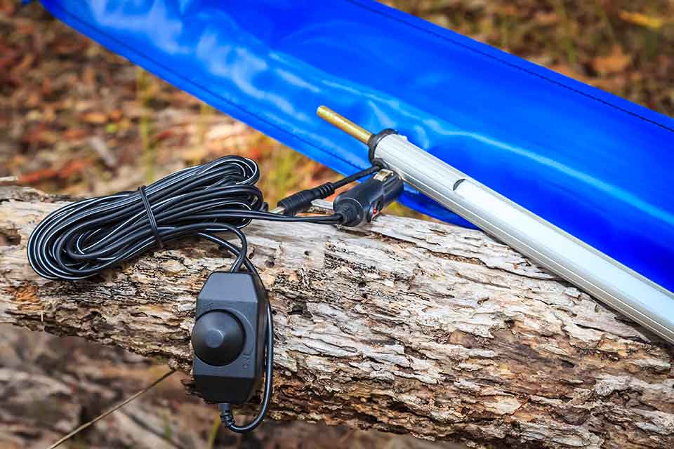 LED light and tent pole combined Get Good Gear
