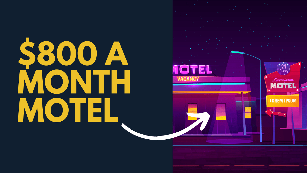 How To Find 800 a Month Motel For Extended Stay?