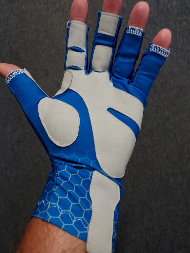 Long Premium gloves blue scale Get Hooked Magic Baits