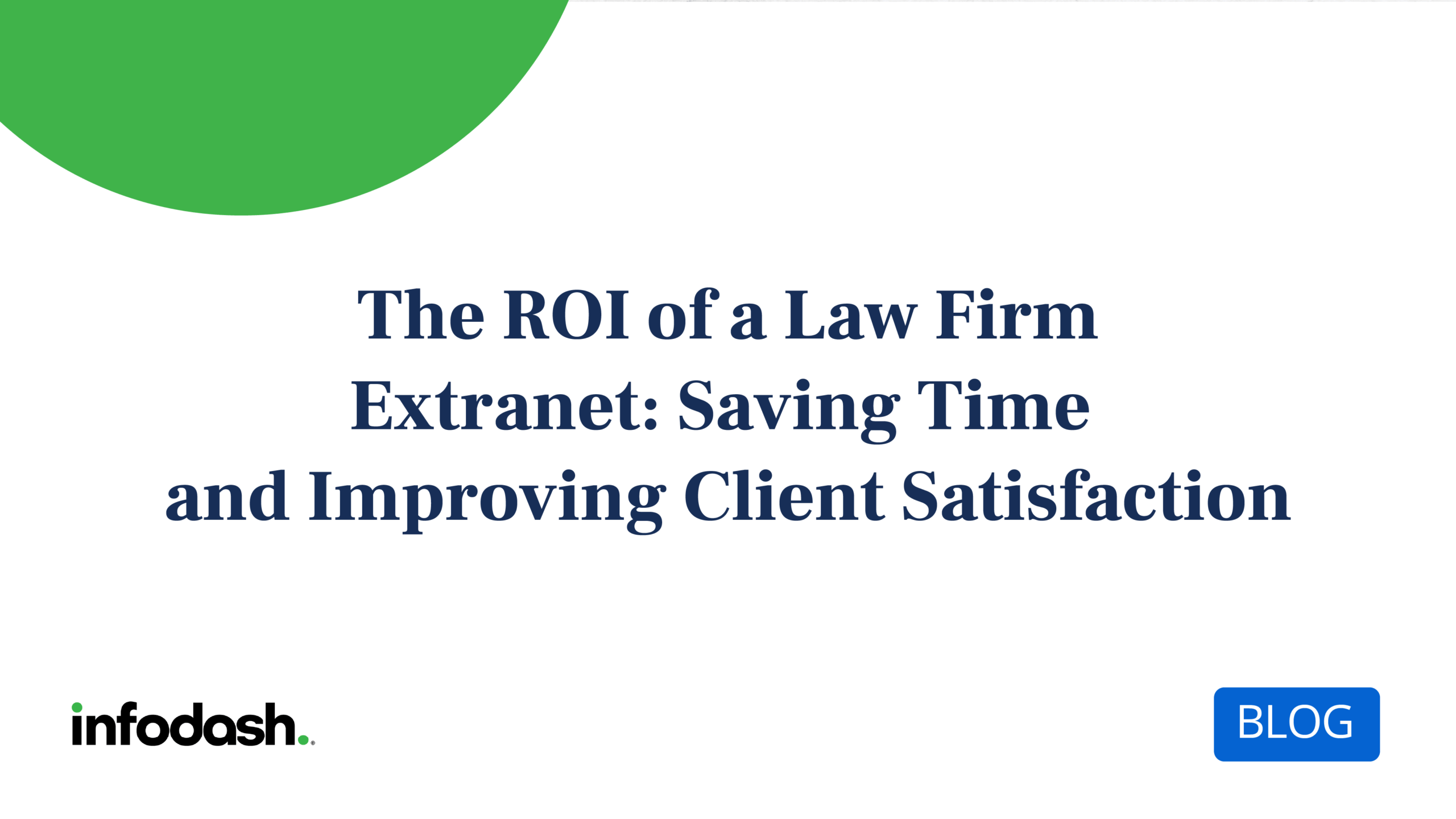 The ROI of a Law Firm Saving Time and Improving Client