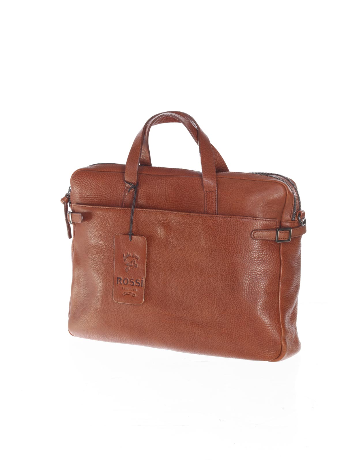 Man’s briefcase ConcealedCarry David R258 M&R Moda in Pelle Firenze