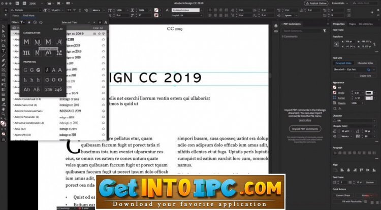 Adobe InDesign 2020 15.1.1 Free Download macOS