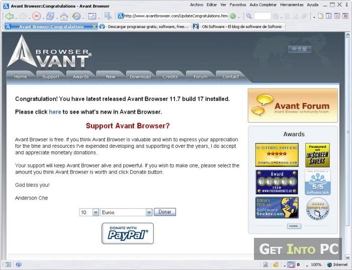 Avant Browser Download Latest Version For Windows