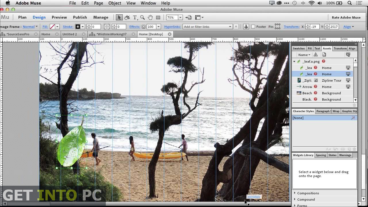 Adobe Muse CC Free Download GetIntoPC Free