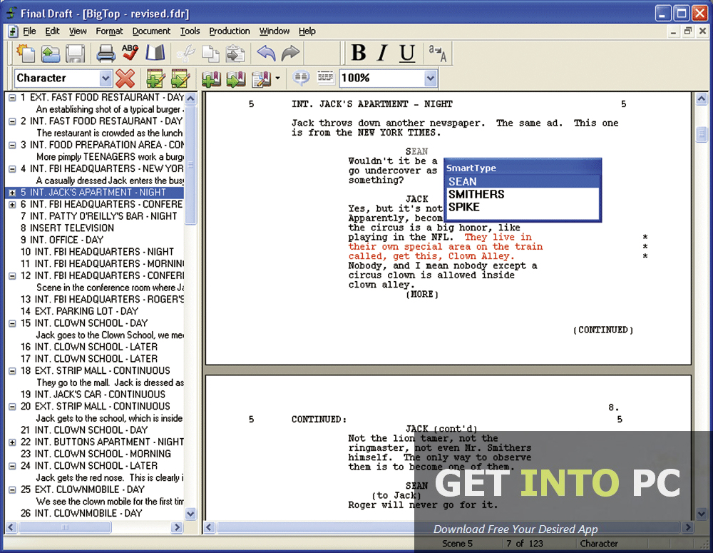 Final Draft Free Download