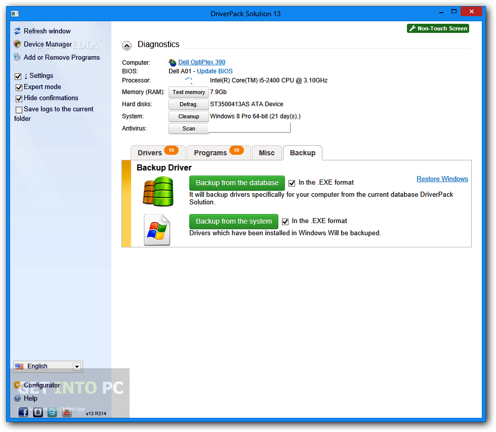 DrivePack Solution для Windows Скачайте бесплатно.