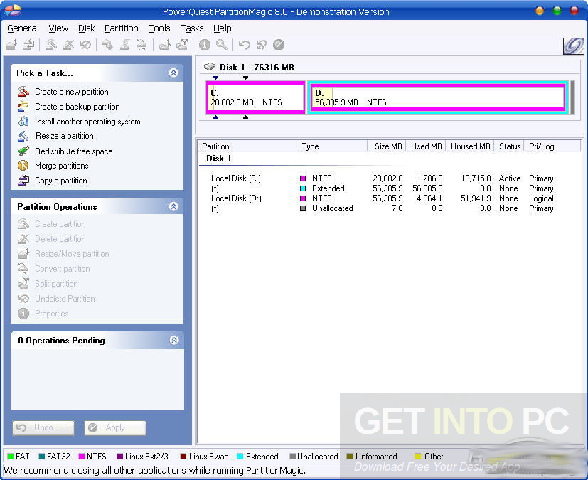 Partition Magic 8 Plus Free Download